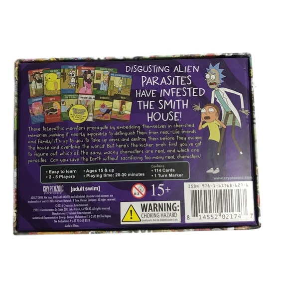 Cryptozoic Adult Swim Rick and Morty Total Rickall Card Game - Picture 3 of 3